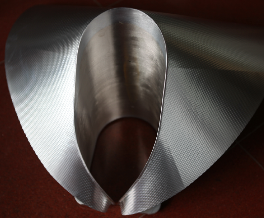 Forming collar for zipper bag